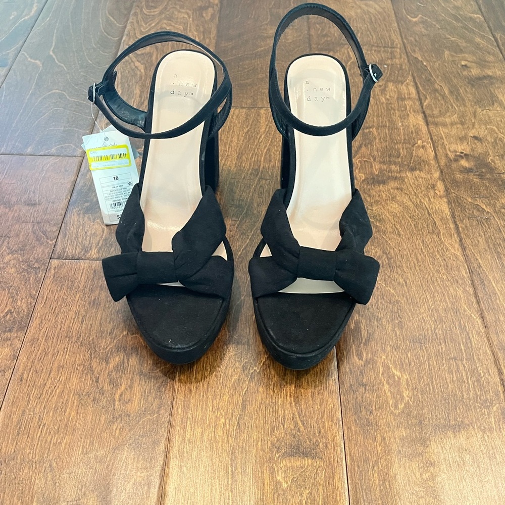 NWT A•new• day Riah Platform Heel Size 10 - Picture 4 of 9
